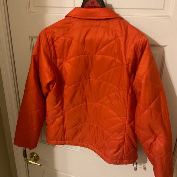 L.L.Bean burnt orange windbreaker jacket small petite - Picture 9 of 9